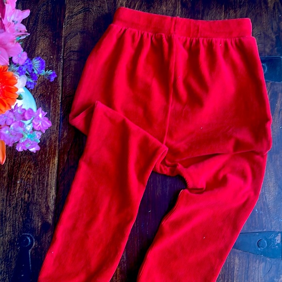 LC WAIKIKI RED CORDUROY HAREM PANTS - Picture 4 of 5